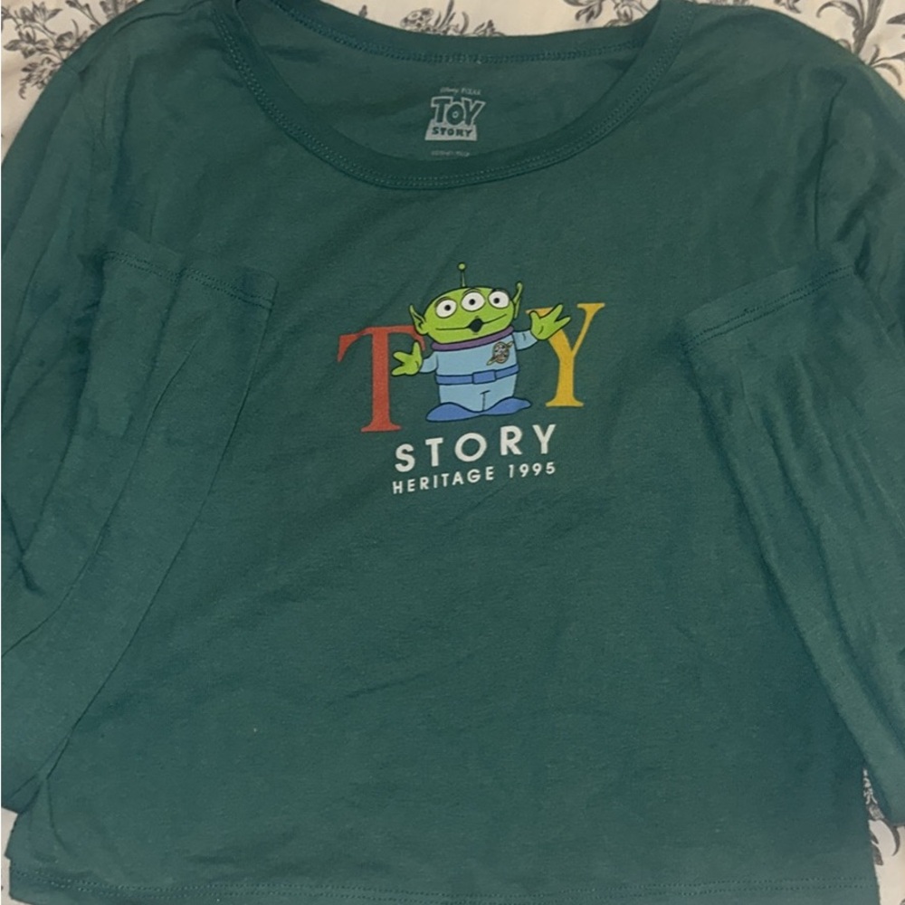 Green Crop Top for Women